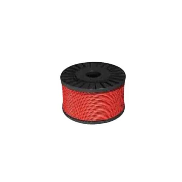 100 mtrs Reel 'HP HIGH PERFORMANCE' fire resistant cable 2 core, 1.0mm sq solid core, Red, meets BS5839 Pt1 2002 26.2d – 26.2d. LPCB approved.