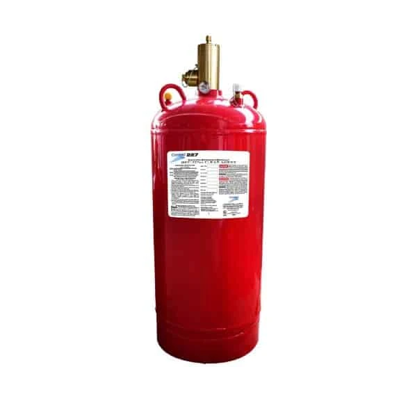 250 Lb. Fixed Extinguishant Cylinder / 1-1/2″ Valve C/W Top Plug Adapter – UL Listed