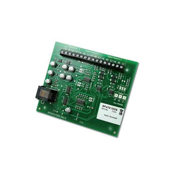 بطاقة اتصال شبكي (تسمح بترابط ما يصل إلى أربع عشرة وحدة ECU-8 أو ECU-8NT أو ECU-4 أو ECU-16 – واحدة مطلوبة لكل ECU-8 أو ECU-8NT أو ECU-4 أو ECU-16 مشبّكة). للاستخدام مع وحدات تحكم EVC