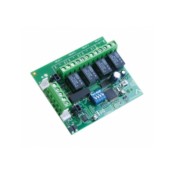 ZFP 4 Relay PCB (half size)(15 cards mixed type can be connected on ABUS on the ZFP panel)