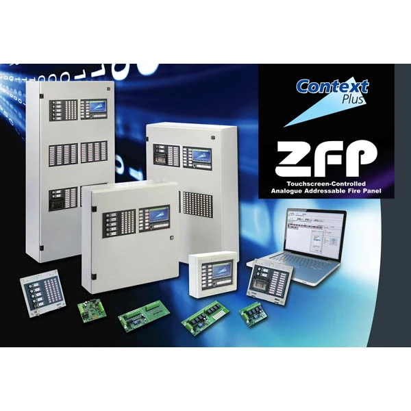 Centrale ZFP 6 boucles avec 40 LED de zone (Z49), alimentation 5 A, avec imprimante intégrée