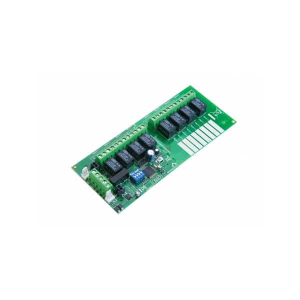 ZFP 8 Relay PCB (full size) (15 cards mixed type can be connected on ABUS on the ZFP panel)