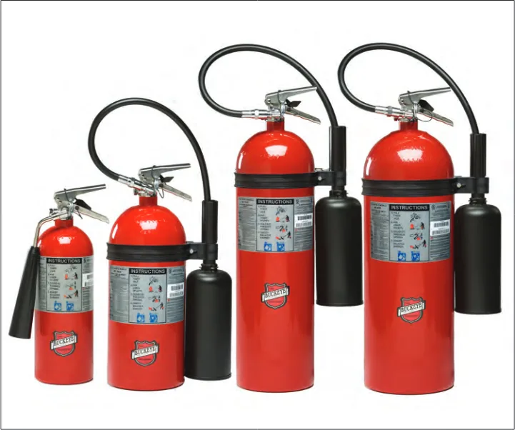UL Listed Portable BC CO₂ Fire Extinguishers