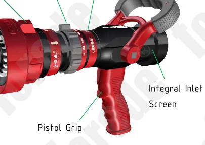 Selectable Gallonage Handline Fire Nozzle 950 LPM